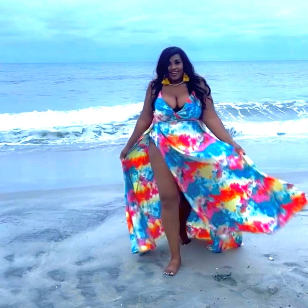 Painting In Color Maxi Dress - Multi Color